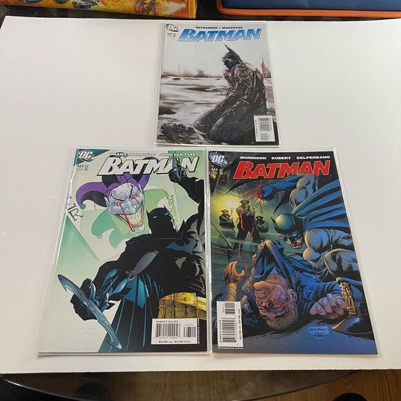 Batman Comic Book Lot #662 663 664 ( 2007 ) 1st App. Ellie & Bat-Bane/ G. Morris - Picture 1 of 4